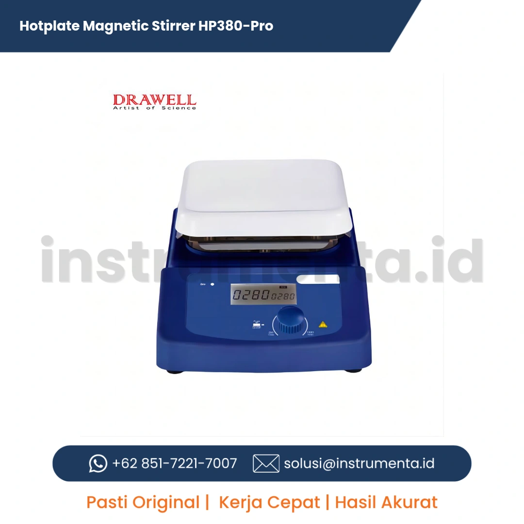 Jual Hotplate Magnetic Stirrer HP380-Pro Distributor Resmi Alat Laboratorium Ready Stock